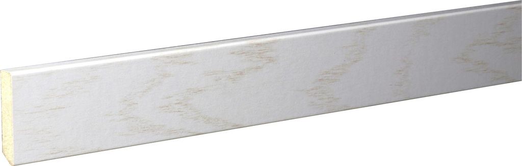 B.S. Bauprogramm Decksockelleiste 260 cm 35 x 8 mm Esche weiß