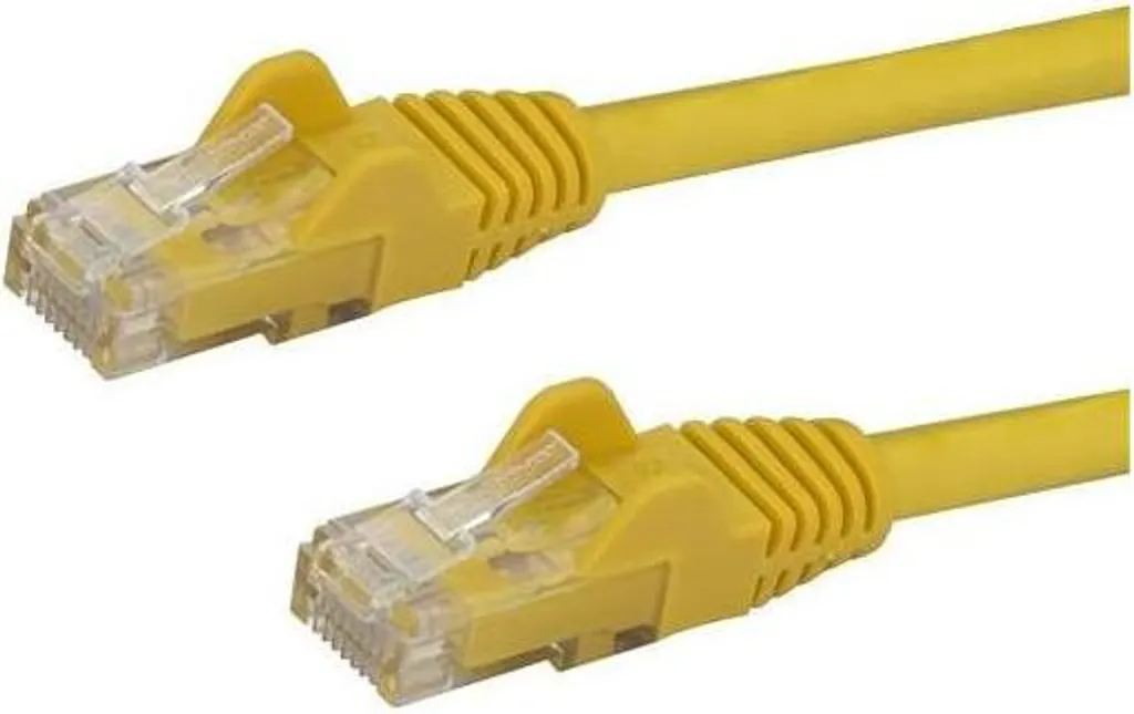 Cavo Patch Cat6 Giallo 50cm StarTech.com Snagless - Rame 24AWG