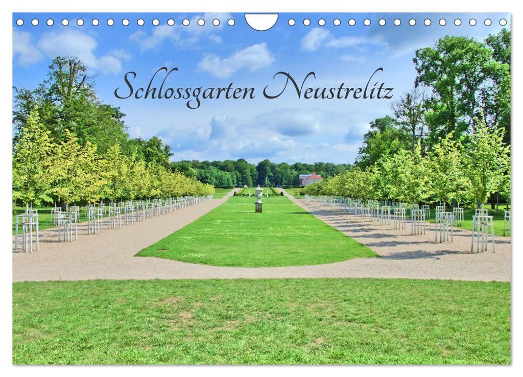 Schlossgarten Neustrelitz (Wandkalender 2027 DIN A4 quer), CALVENDO Monatskalender
