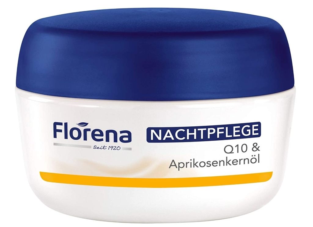 Florena Glättende Anti-Falten Nachtpflege mit Q10, 1er Pack, (1 x 50 ml)