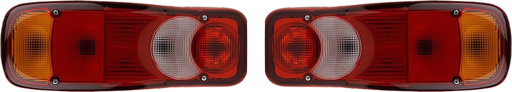 Johns, Heckleuchte Links & Rechts Set passend für Citroen Jumper III + Lampentr. 6pin