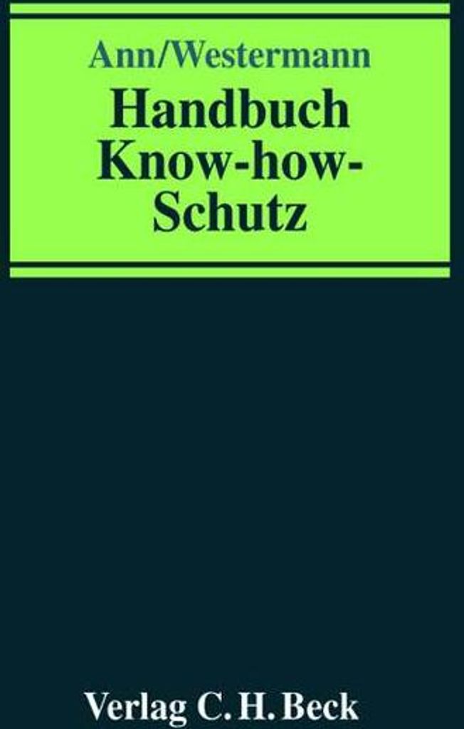 Handbuch Know-How-Schutz