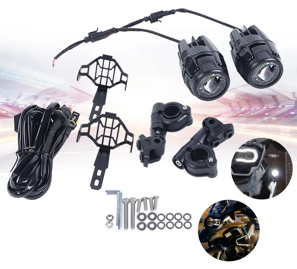 Projecteurs antibrouillard LED pour voiture - Kit d'éclairage universel