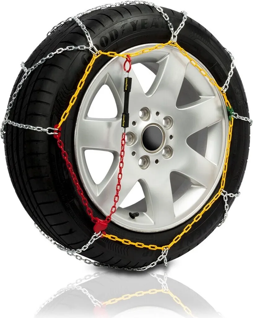 Chaînes à neige 9mm Goodyear haute résistance pour jantes 15 et 16