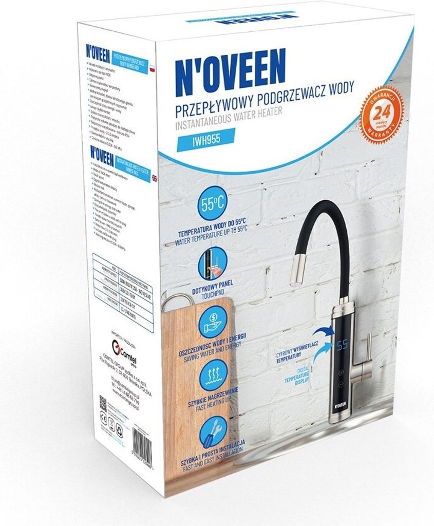 Instantaneous water heater N'OVEEN IWH955 Obrázek produktu 