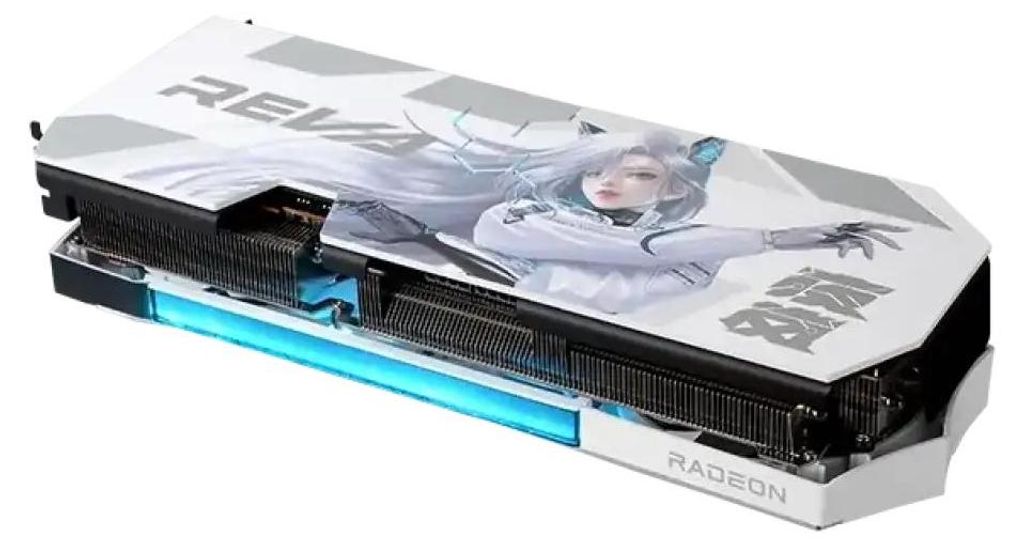 Powercolor RX 9070 XT Hellhound REVA 16GB OC (zwart, RDNA4, Productafbeelding 
