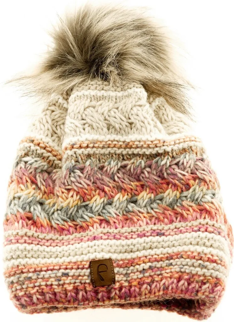 Faera Cappello Invernale con Pompon e Fodera in Pile - Calore Extra