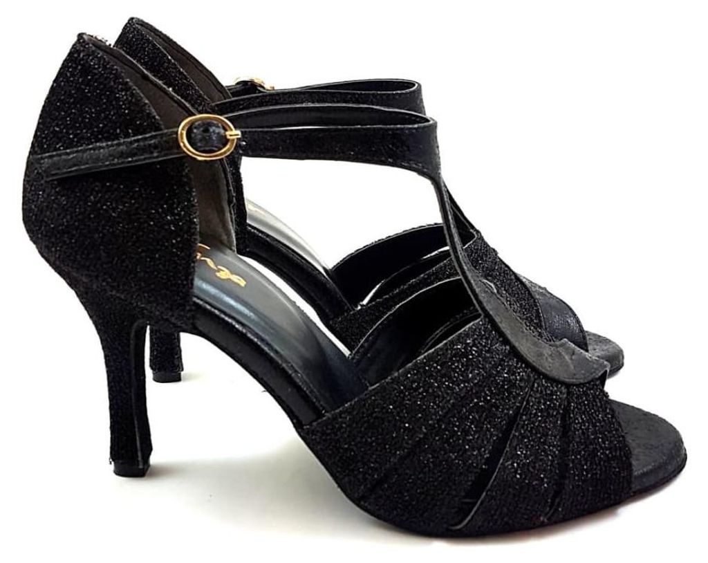 Dancing Queens Glow Twinkle Tanzschuhe Glitter - Absatz 7.0 cm flare