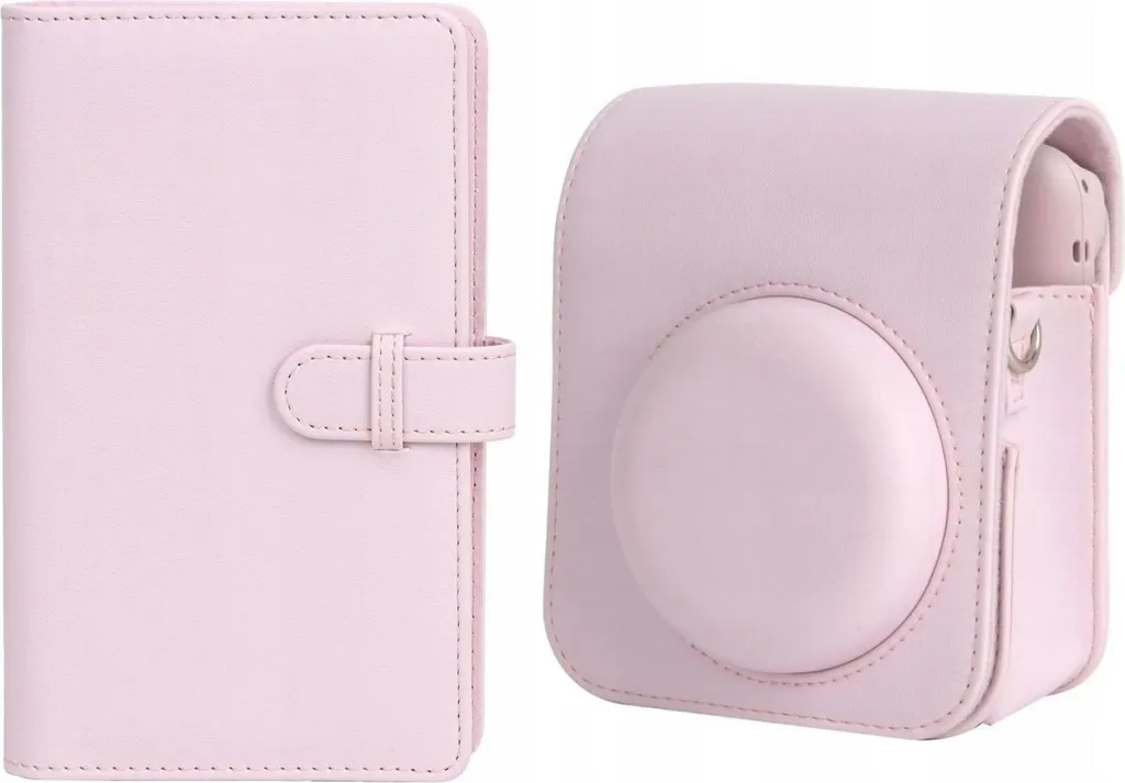 Protezione Totale Instax Mini 12 Rosa | Custodia PU + Album Foto 108
