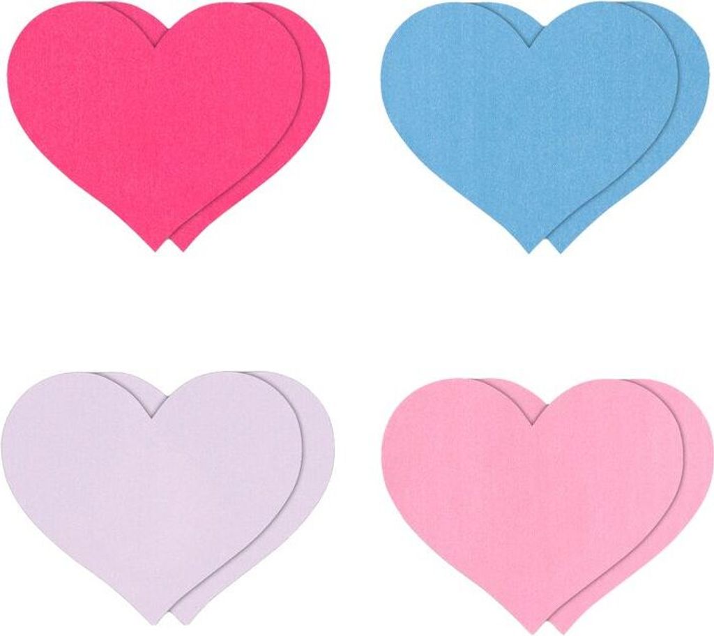Pasties Heart II Assort 4 Paar