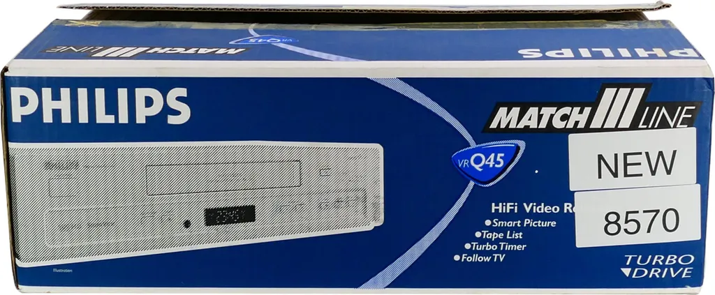 Magnétoscope VHS Philips VRQ45/39 Neuf - Remplacez votre Appareil en Panne
