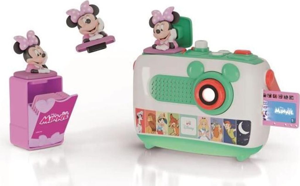 CLEMENTONI Minnie - Meine Geschichten in Bildern, Disney Projector & Conteur 2.0 kompatibel, 5 verschiedene Geschichten pro Packung