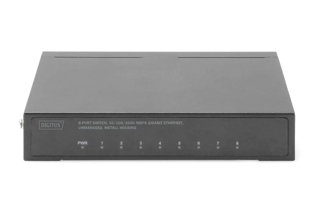 Commutateur réseau Gigabit 8 ports DIGITUS Desktop Switch non géré