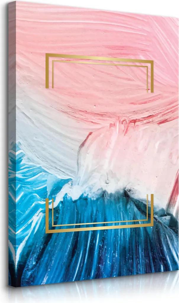 Quadro Moderno Muralo Tela Astratta 70x100cm per Camera da Letto