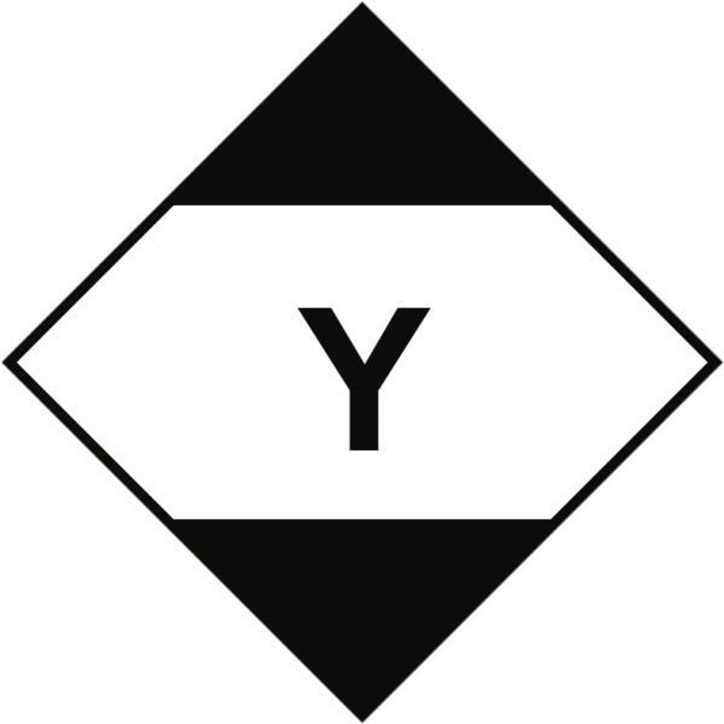Gefahrzettel "begrenzte Mengen" im Luftverkehr, Folie, 100x100 mm,1000 St./Rolle
