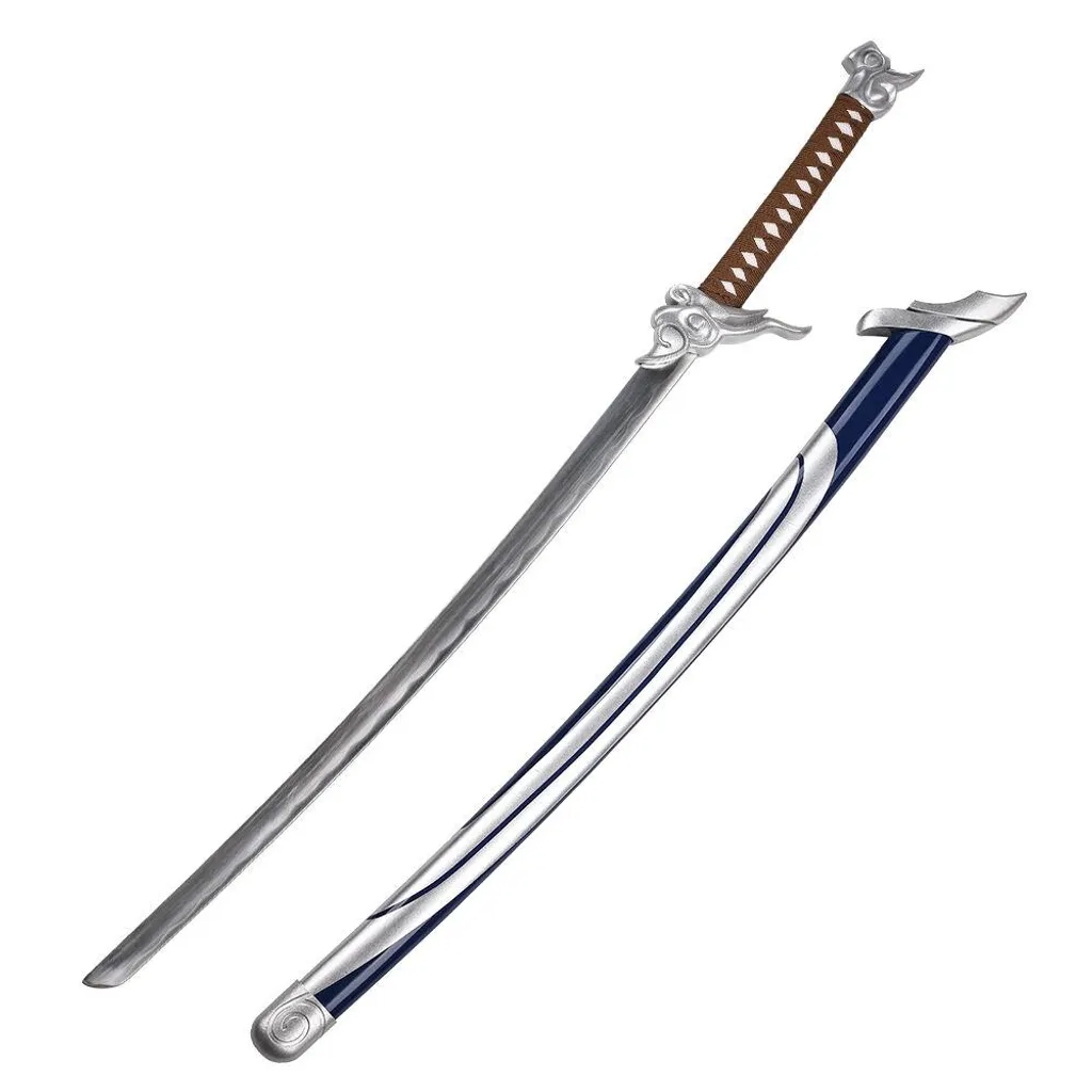 Réplique Yasuo 109 cm Sécurisée - Épée de Collection Non Tranchante Inox