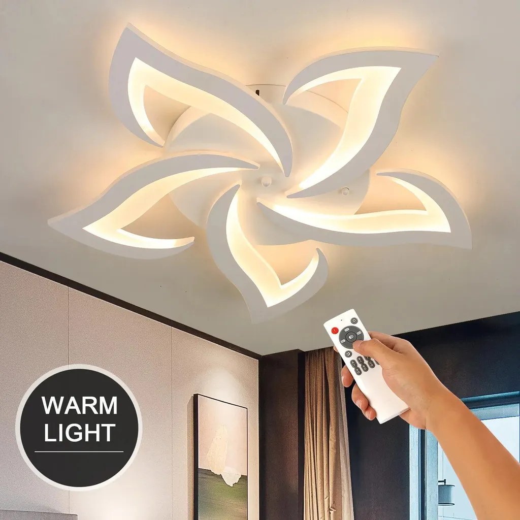Plafonnier LED Variable avec Télécommande - 50W - 3 Modes de Température