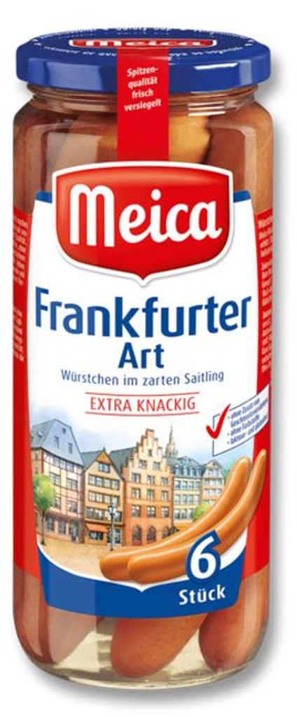 Meica Frankfurtské párky 6 kusů v jemném provázku 540g Obrázek produktu 