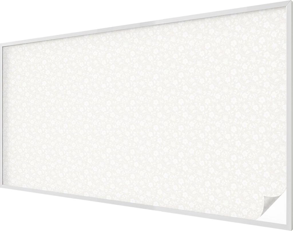 Buntglas Fensterfolie – 116x200 cm – Stained-Glass Design – blickdichte dekorative Sichtschutzfolie – selbstklebend, UV-Schutz – Blumenmu...