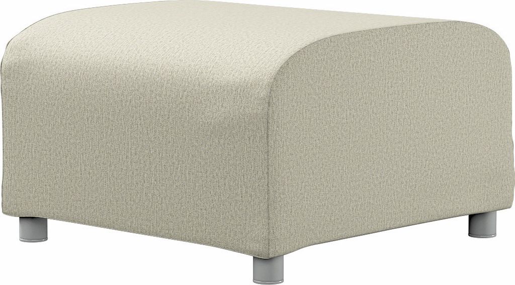 Dekoria Bezug für Klippan Hocker, beige, Husse, Klippan Hocker