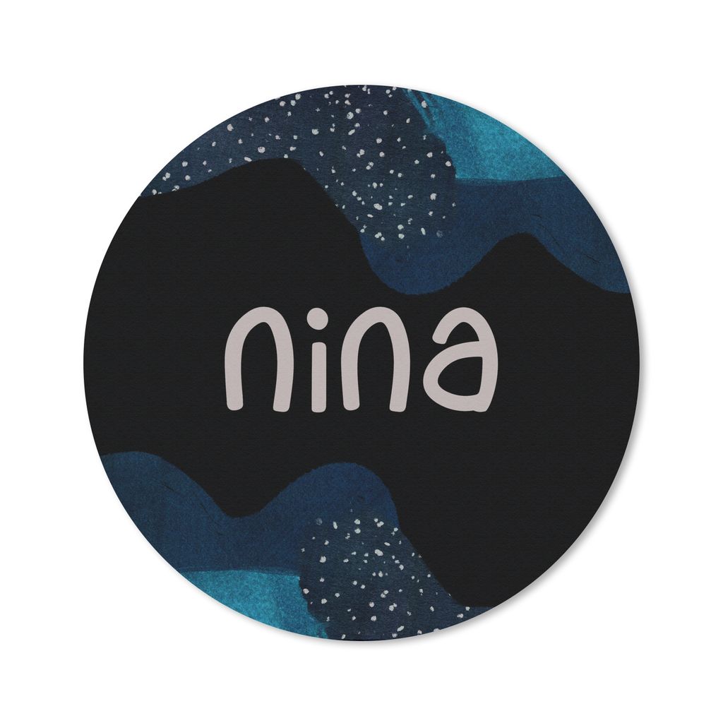 MuchoWow Mauspad Mousepad Nina - Pastell - Mädchen 50x50 cm - Mousepads - Maus Mat - Pad - Mausunterlage - Vinyl