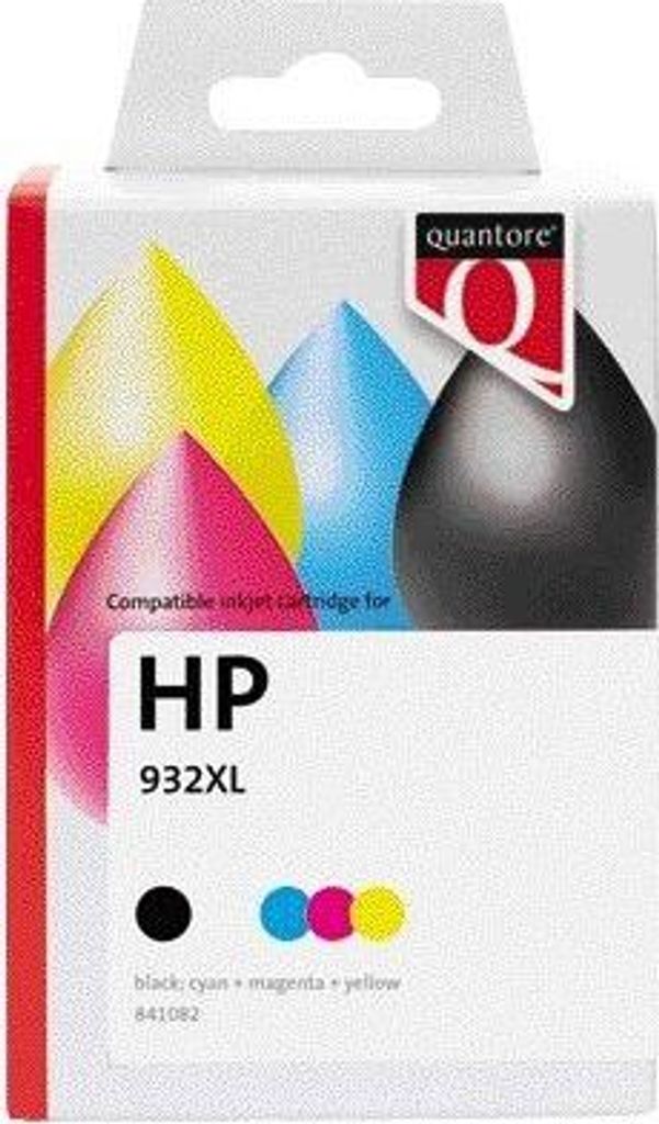 Quantore - Tintenpatronen-Alternative für C2P42AE 932XL + 933XL schwarz.