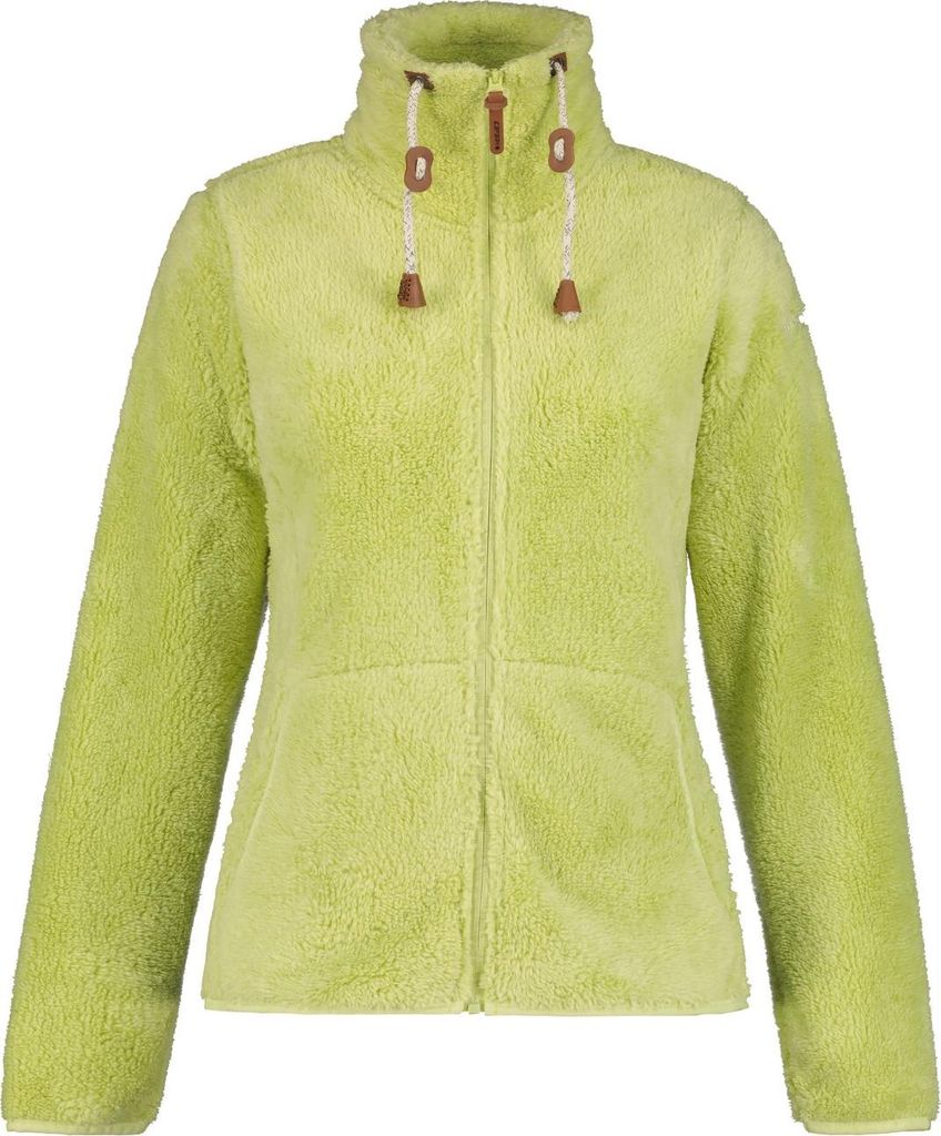 Icepeak Colony Teddy Fleecejacke Damen Langhaarfleecejacke, Farbe:Apfel, Größe:S