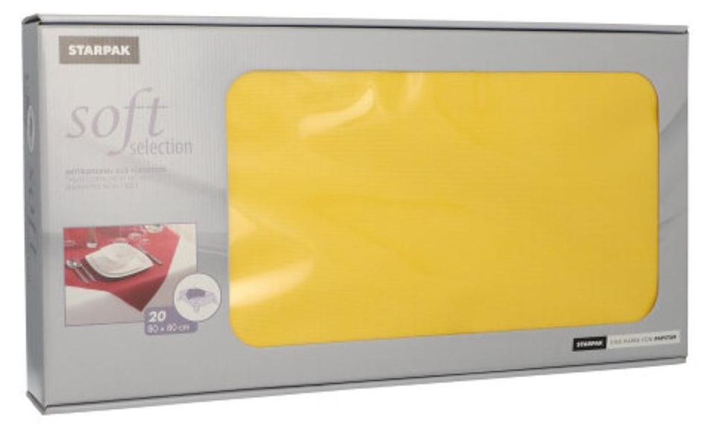 20 Mitteldecken, stoffähnlich, Vlies soft selection 80 cm x Produktbild 