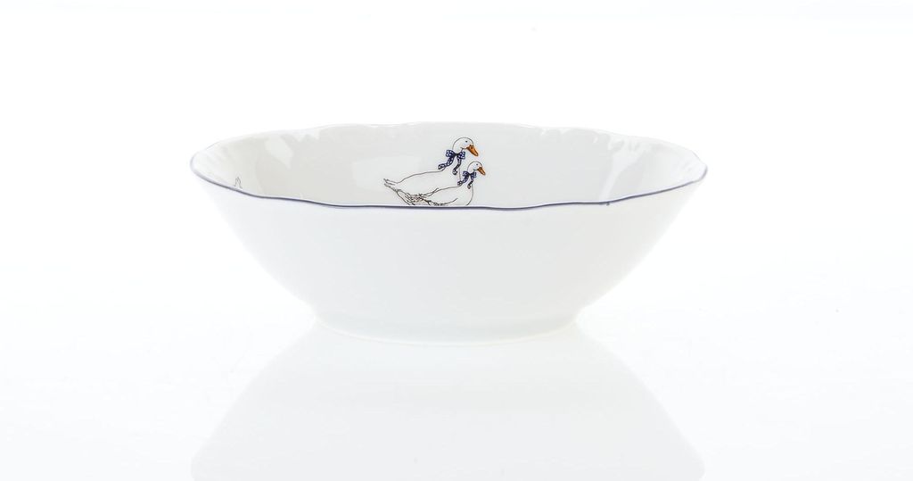 Thun 1794 Kompottschale, Porzellan, 13 cm, Konstanz, Gänse, Produktbild 