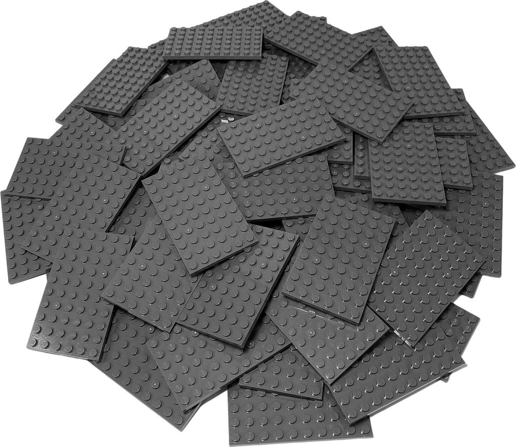 LEGO 6x10 Platten Bauplatten Dunkelgrau - 3033 NEU! Menge 10x