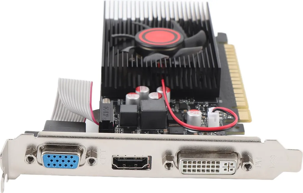 GT730 Carte Graphique 4Go 128bit Fréquence 650MHz Double DP pour PC Bureau