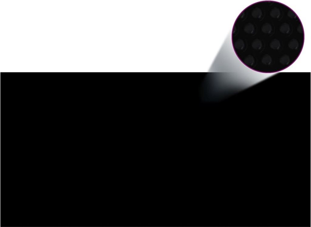 "im Angebot" Treibende Pool Solarfolie rechtecking 10x5m Pools, schwarz - Poolzubehör CC25050