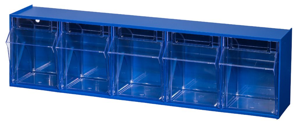 allit Kleinteilemagazin VarioPlus ProFlip 5 blau Produktbild 