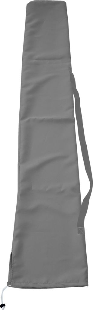 Schutzhülle für Sonnenschirm bis 3x4m, Cover Abdeckhülle inkl. Kordelzug anthrazit