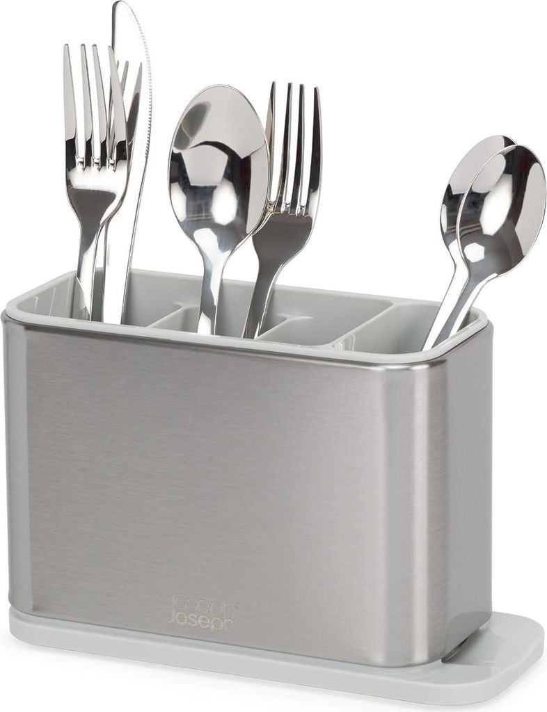 Égouttoir à couverts Joseph Joseph Surface, gris clair Image du produit 