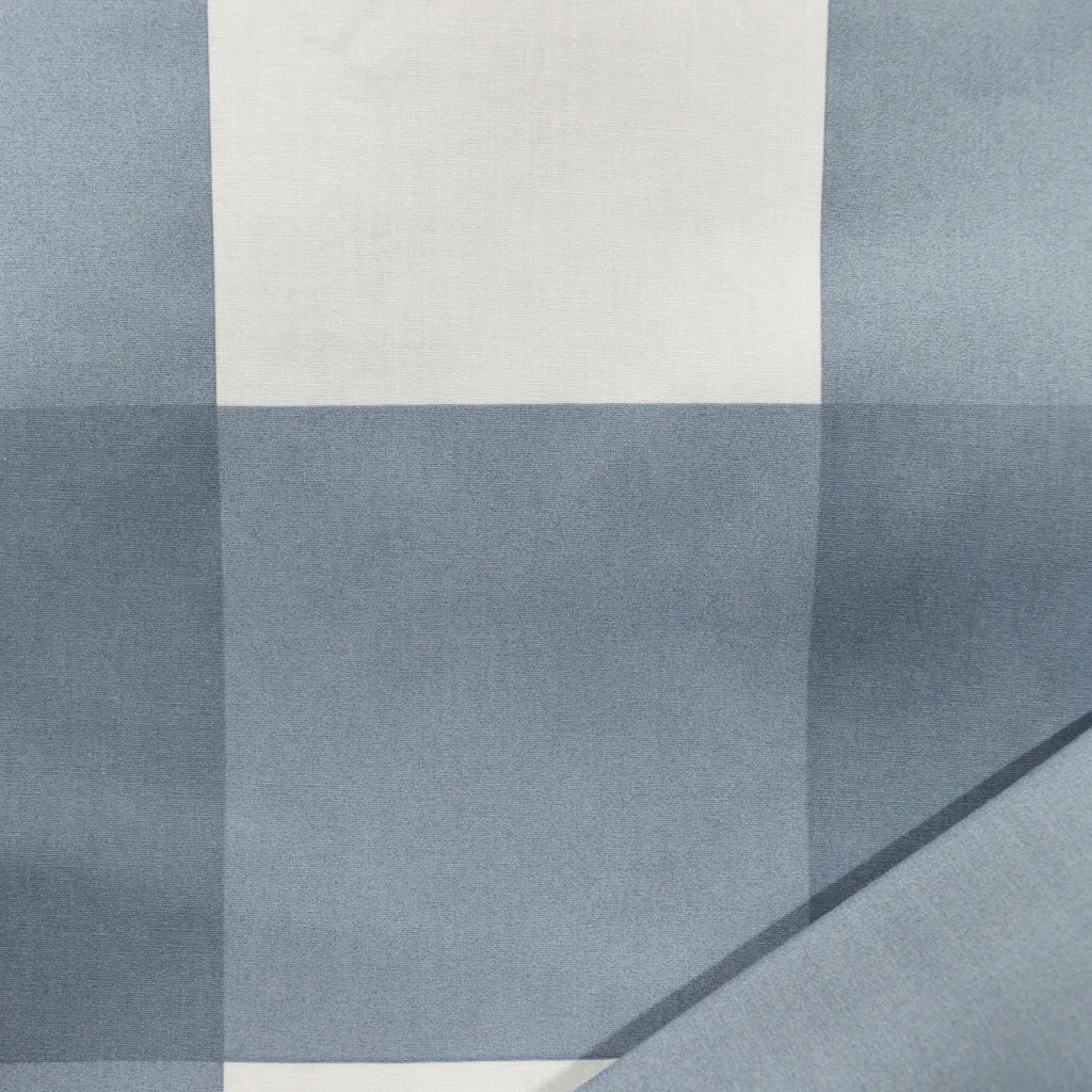 Linge de lit percale bleu 135x200 cm Hahn : confort durable garanti