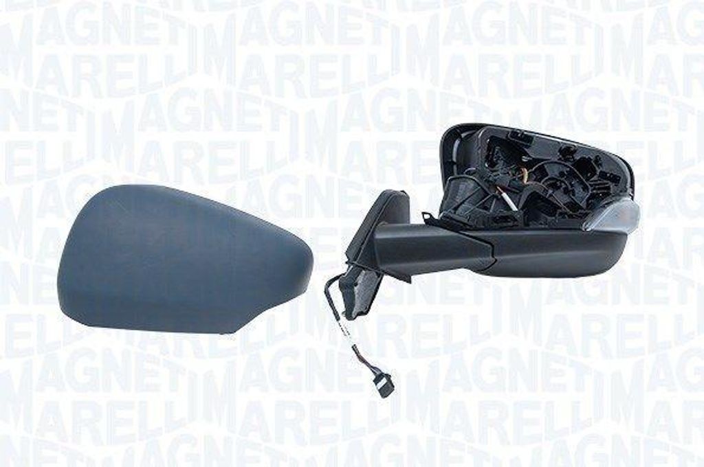 MAGNETI MARELLI 182201564500 Außenspiegel Seitenspiegel Links passend für MERCEDES-BENZ Citan II Kastenwagen (420) Beheizt Asphärisch Grundiert
