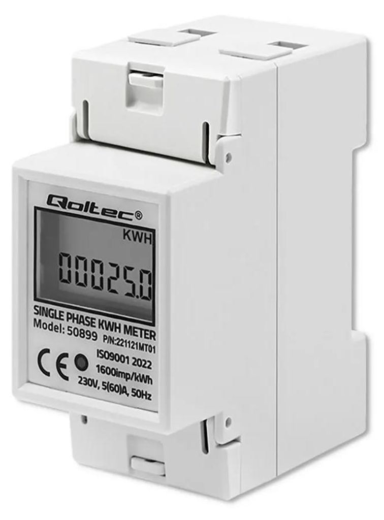 Qoltec 50899 Single phase electronic energy consumption Immagine del prodotto 