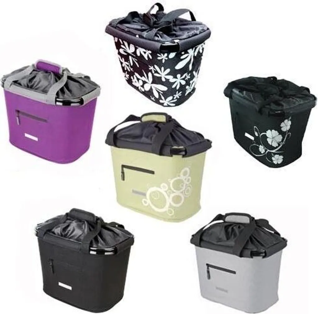 Panier de vélo pour faire ses courses Blue Bird Flora avec fixation