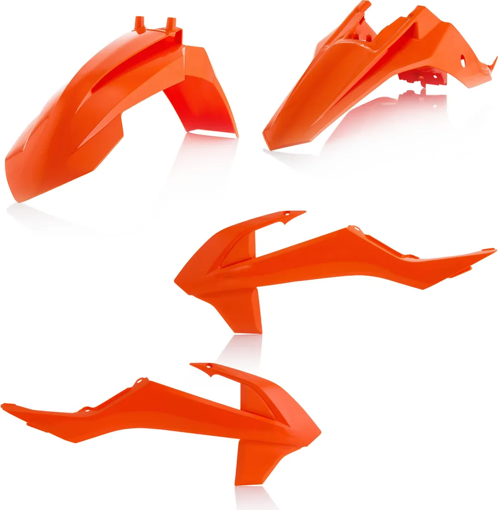 Kit carrosserie orange 4 pièces Acerbis haute densité anti-UV moto