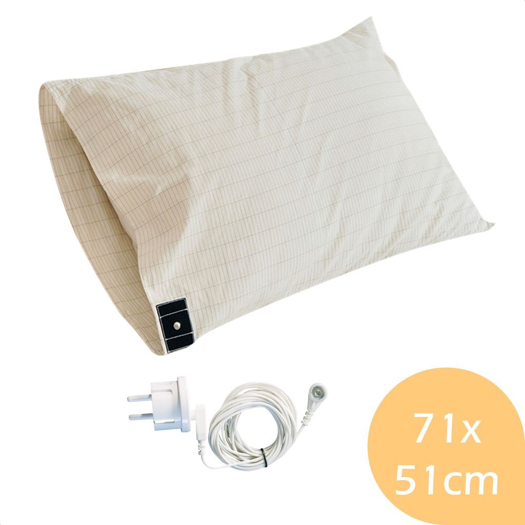 Earthle Earthling Kissenbezug - Erdungskissenbezug - Erdung - Ableiten - Grounding - Baumwolle (71x51cm)