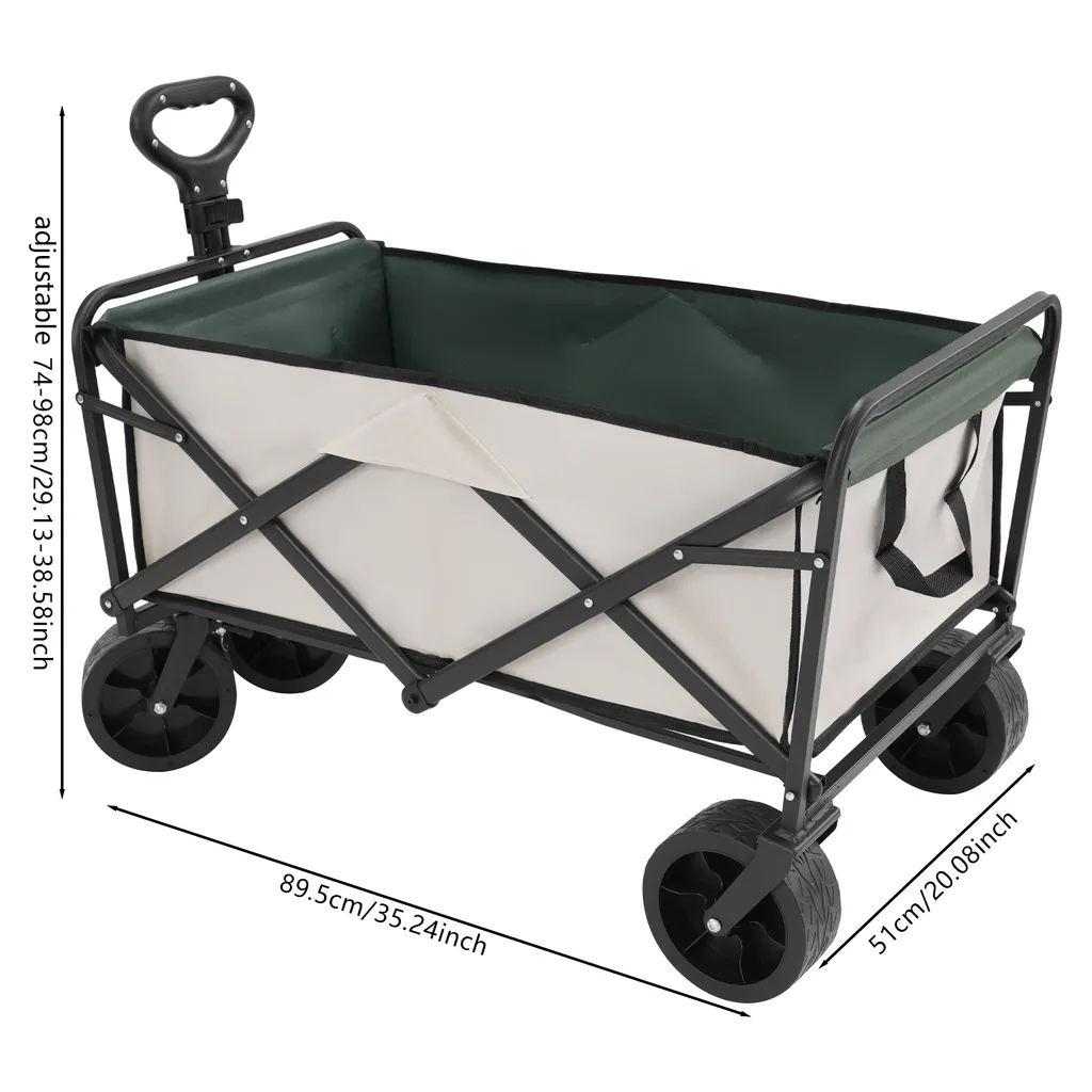 Chariot pliable de transport 115kg : ne portez plus vos charges lourdes - 3