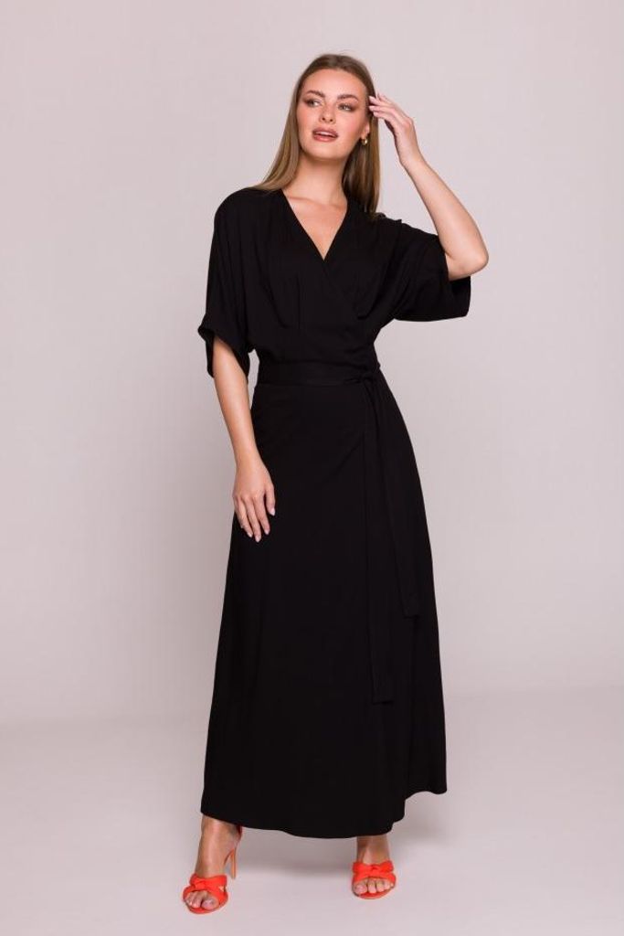 Stylove Maxikleid für Frauen Annita S406 schwarz M