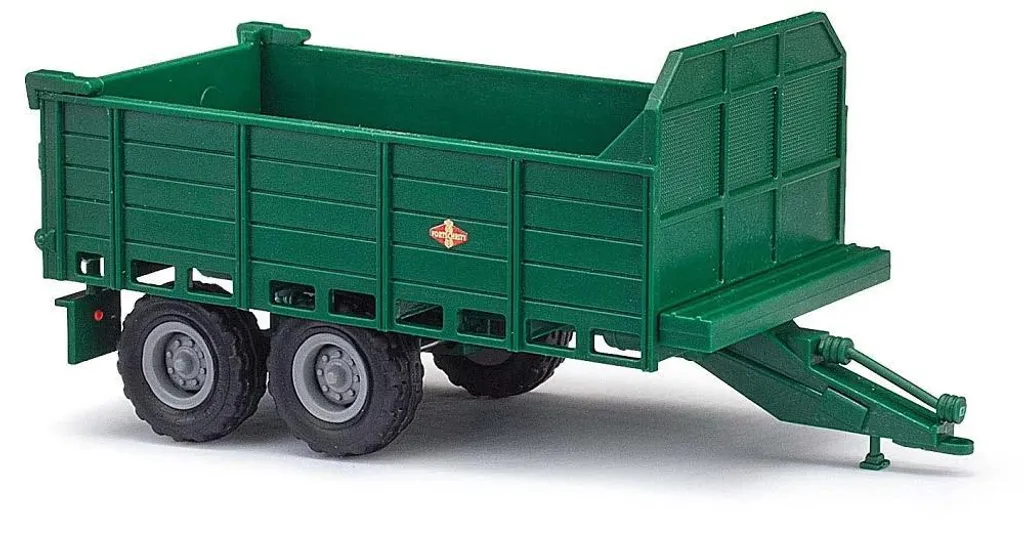 Remorque Agricole Busch Fortschritt T 088 Verte 1:87 pour Diorama HO