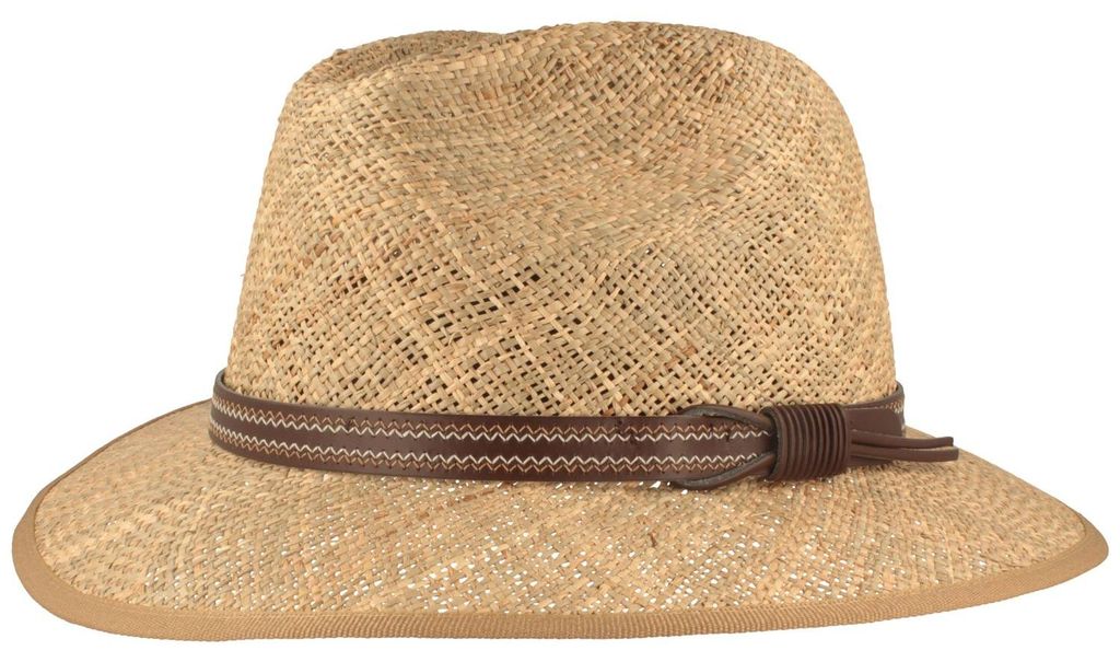 Seegras Garten-Strohhut mit Einfass von Hut-Breiter  in beige