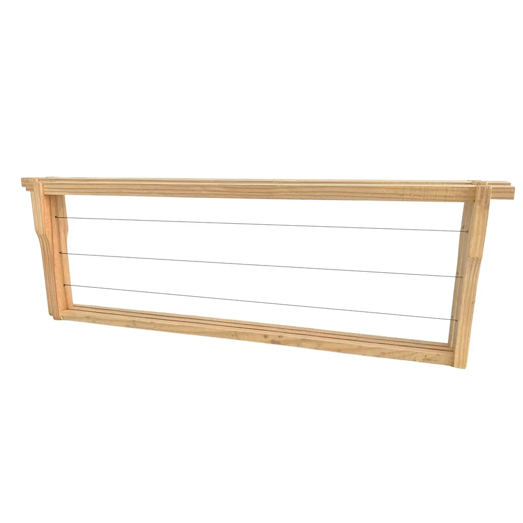 50 Cadres Dadant US Miel avec Côtés Hoffmann 482 x 159 mm de Qualité
