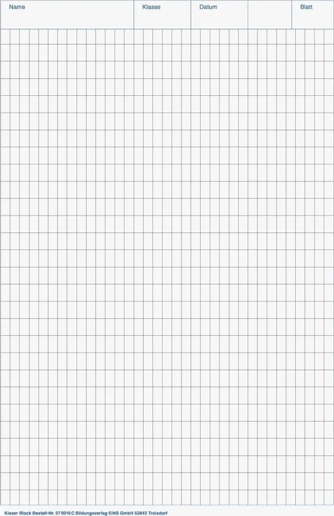 Kieserblock A4 Lin16 Papier 80g Extra Blanc avec Perforation 4 Trous - 2
