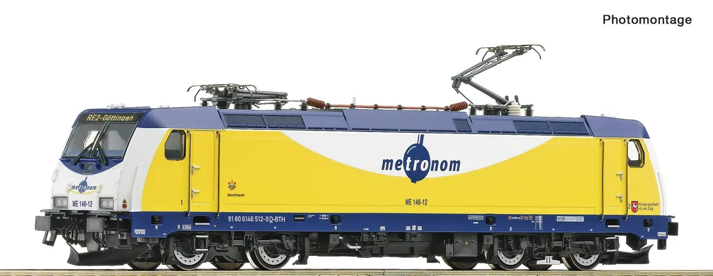 Locomotive ME 146-12 métronome Roco 7500037 avec Feux LED