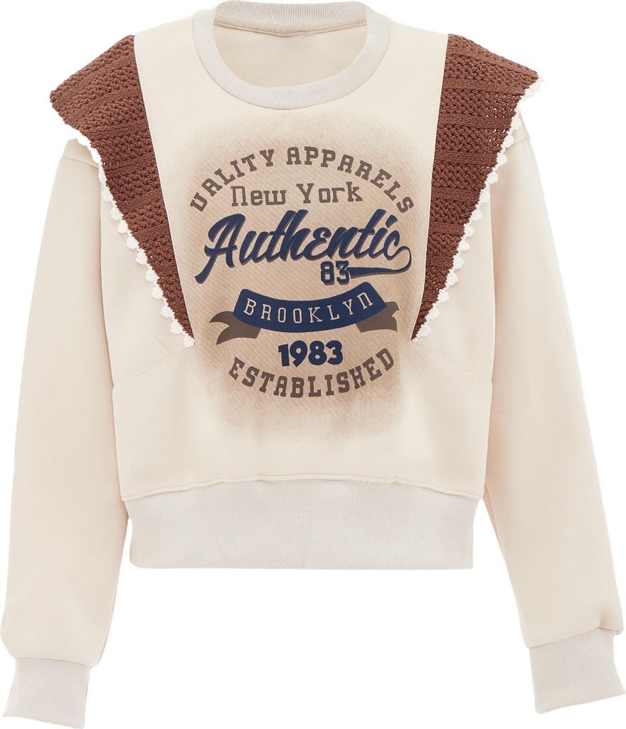 Tavite damen sweatshirt - beige, XS/S