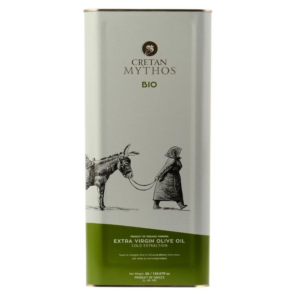 CRETAN MYTHOS –  Natives Olivenöl Extra 5L aus Chania, Produktbild 